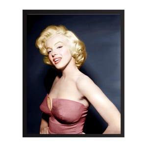 Marilyn Monroe Vintage Fotodruck | Retro Hollywood Wandkunst | Klassischer Filmstar-Dekor | Mid-Century Glamour Poster | Geschenk für Film Liebhaber