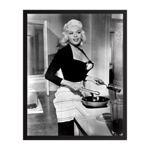 Jayne Mansfield Vintage Photo Print: Classic Hollywood Glamour Wall Art