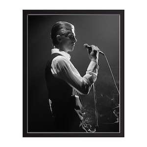 David Bowie Vintage Photo Print | Rock Legends Wall Art | All Time Classic Music Poster | Gift for Music Lovers