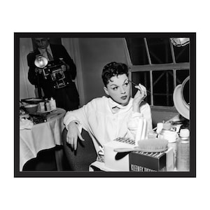 Judy Garland Vintage Photo Print | Retro Hollywood Wall Art | Classic Movie Star Decor | Mid-Century Glamour Poster | Gift for Film Lover
