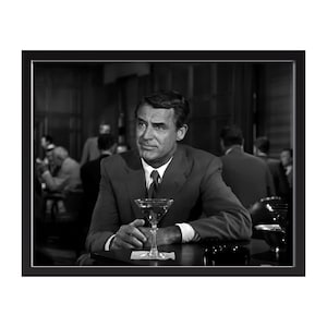 Cary Grant Vintage Photo Print | Retro Hollywood Wall Art | Classic Movie Star Decor | Mid-Century Glamour Poster | Gift for Film Lovers