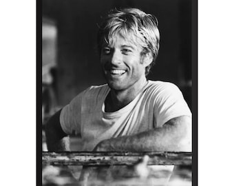 Robert Redford Vintage Foto-Druck: Alter Hollywood-Glamour