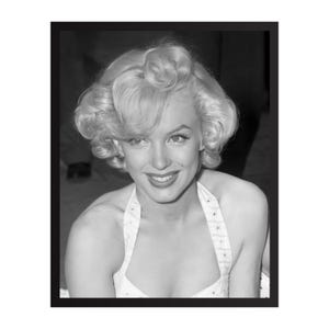 Marilyn Monroe Vintage Fotodruck | Retro Hollywood Wandkunst | Klassischer Filmstar-Dekor | Mid-Century Glamour Poster | Geschenk für Film Liebhaber