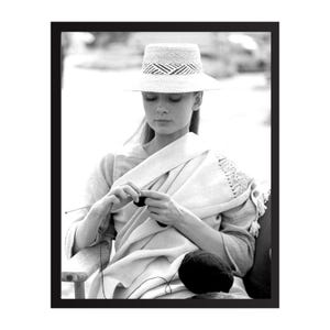 Audrey Hepburn Vintage Photo Print | Retro Hollywood Wall Art | Classic Movie Star Decor | Mid-Century Glamour Poster | Gift for Film Lovers