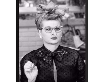 Impression photo vintage Lucille Ball : affiche hollywoodienne classique