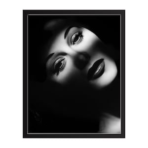 Hedy Lamarr Vintage Photo Print | Retro Hollywood Wall Art | Classic Movie Star Decor | Mid-Century Glamour Poster | Gift for Film Lovers