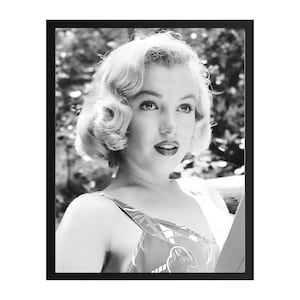 Marilyn Monroe Vintage Fotodruck | Retro Hollywood Wandkunst | Klassischer Filmstar-Dekor | Mid-Century Glamour Poster | Geschenk für Film Liebhaber