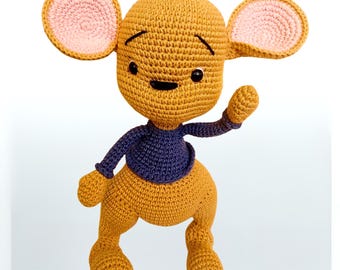 Adorable Baby Roo Amigurumi Kangaroo - Winnie the Pooh Inspired Crochet Toy