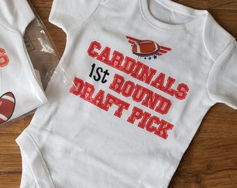 Personlig bodysuit för amerikansk fotboll med "1:a rundans draftval"