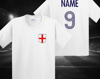 Personlig England Fotboll Barn T-shirt