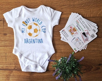 Argentina Min första VM Personlig Fotbollsdräkt