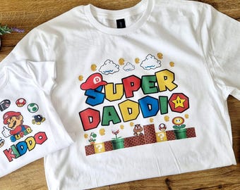 Super Daddio - Super Kiddo Matching Set