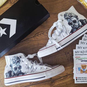コンバース・マイケルジャクソン・スニーカー M,Ｌサイズ Michael Jackson Converse - Etsy