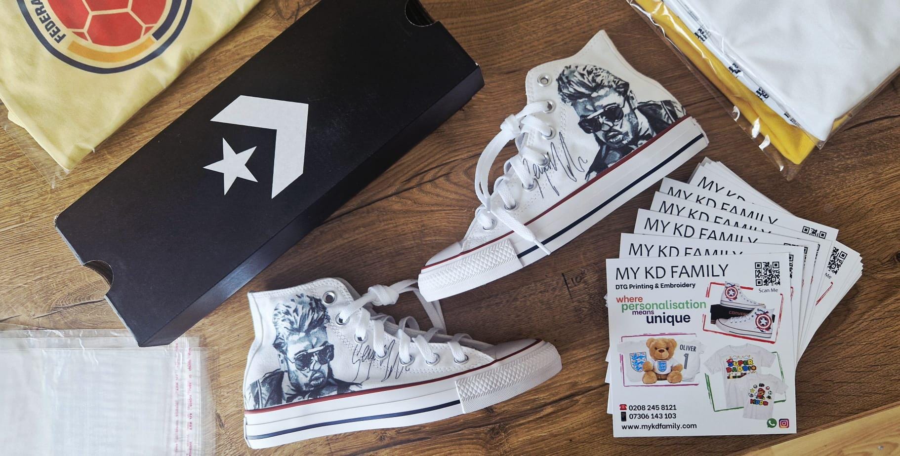 コンバース・マイケルジャクソン・スニーカー M,Ｌサイズ Michael Jackson Converse - Etsy