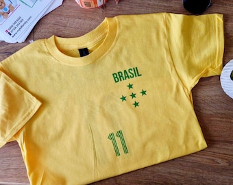 Brasilien Brasilien Romario Fotbollsfan T-shirt
