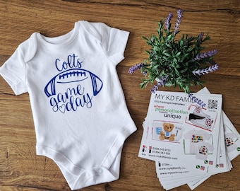 Personlig bodysuit för amerikansk fotboll med "matchdag"-motiv