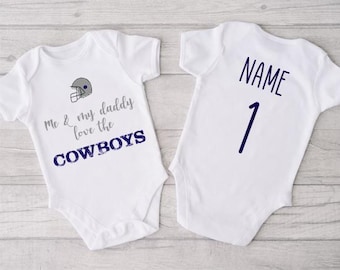 American Football "Me and My Daddy Love" Personalised Bodysuit