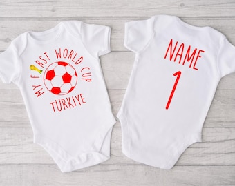 Turkiet Min Första VM Personlig Fotbollsdräkt