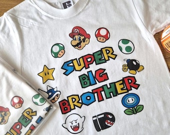 Super Mario Inspired Matching Siblings Set