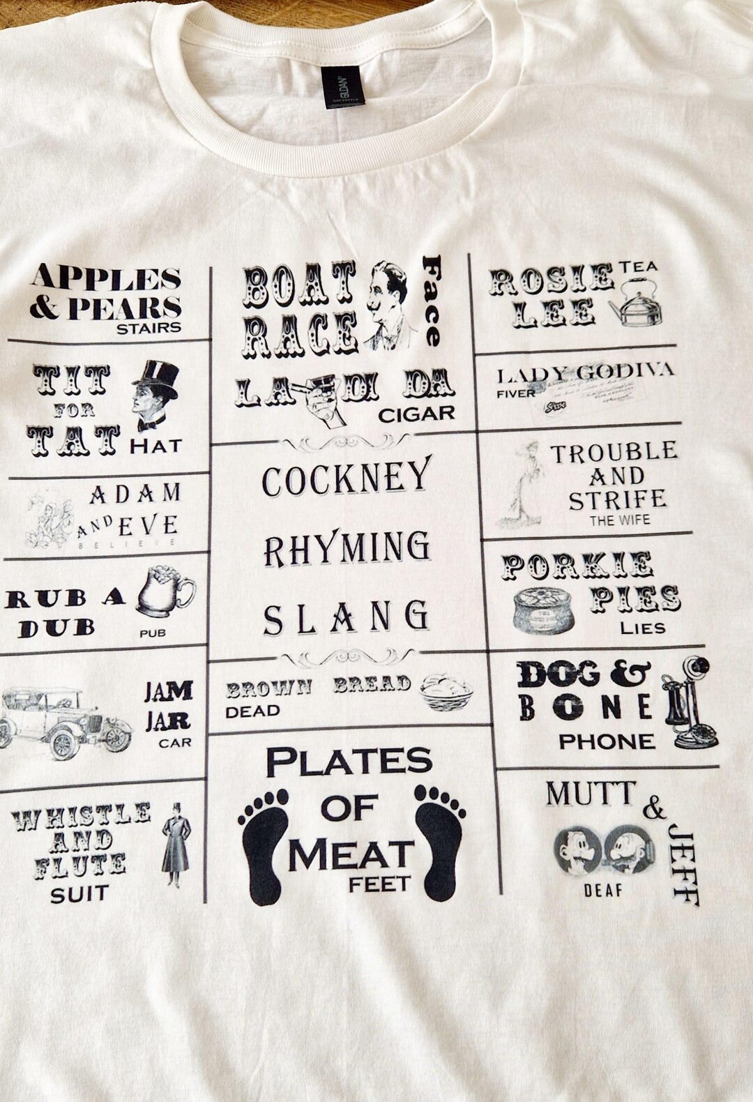 Cockney Rhyming Slang T-shirt
