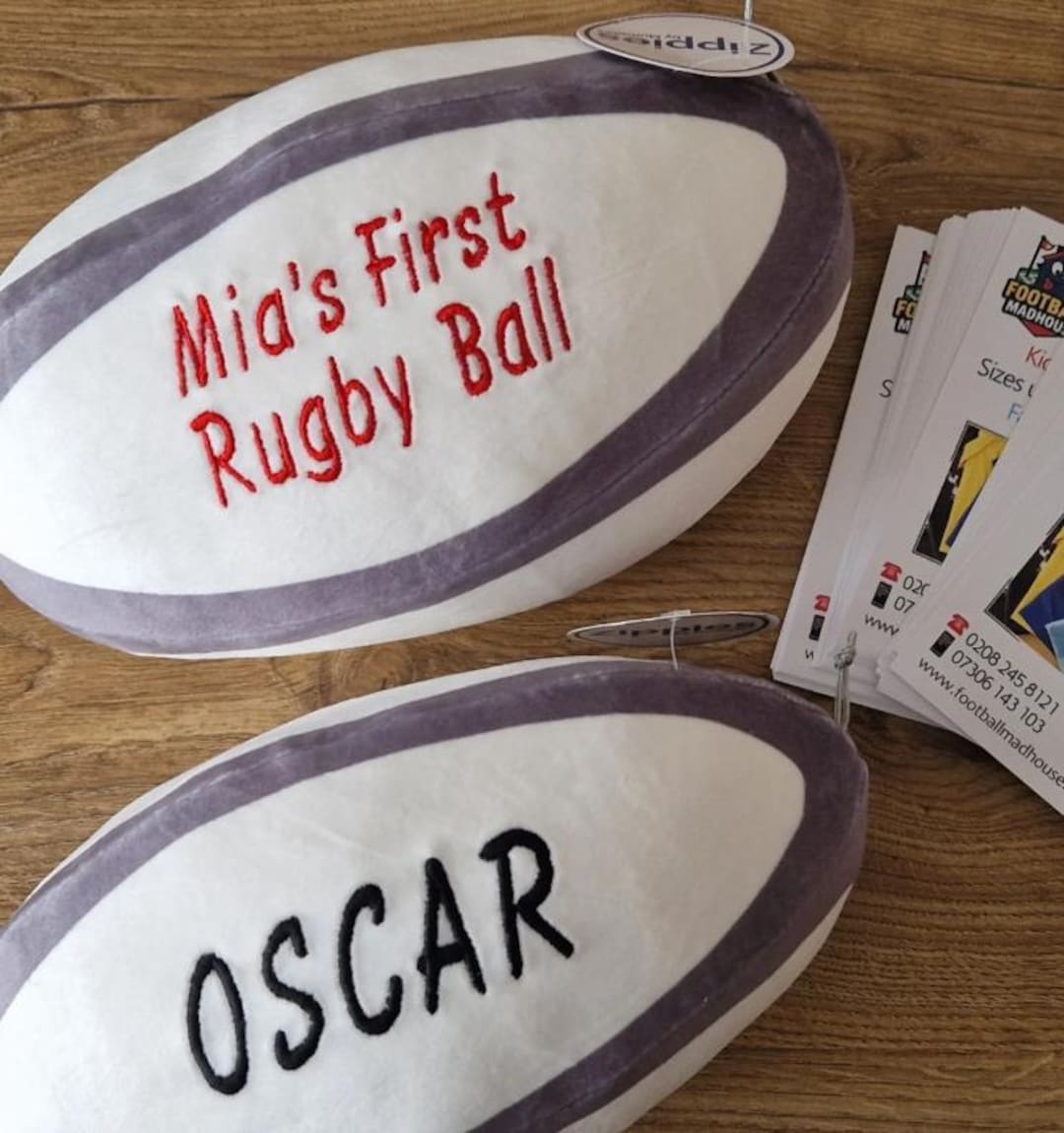 Rugby Ball Soft Toy Personalised Embroidered Mumbles Plush Toy - Etsy UK