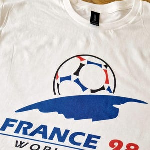 France 98&#39; World Cup Football Fan T-shirt