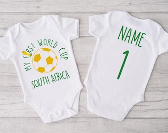 South Africa My First World Cup Personalized Football Bodysuit