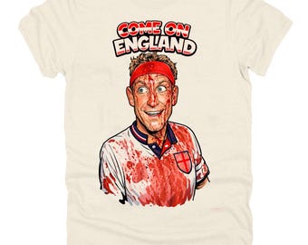 Terry Butcher "Come on England" T-shirt in Mens, Ladies and Kids Sizes