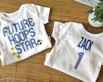 Personlig fotbollsbody med Future Hoops Star-motiv