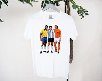 Pele, Maradona, Cruyff World Cup Legends T-shirt