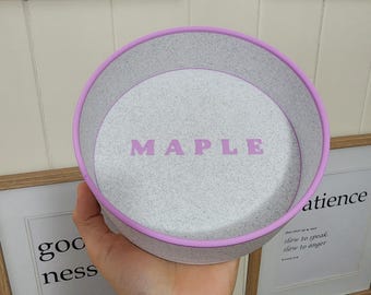 Custom 3D Printed Dog Bowl – Personalised Pet Bowl with Name – Food or Water Bowl – Practical Pet Gift