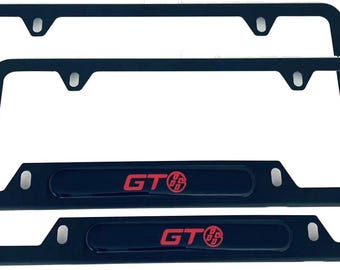 Stainless Steel GT86 License Plate Frame Cover For Toyota 86 Scion