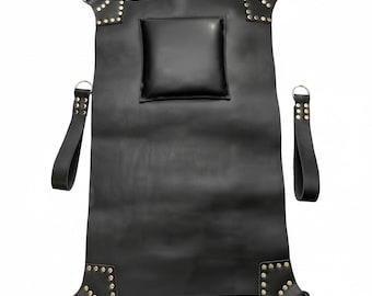 Strapazierfähige Leder Sex Schaukel - Echte Dicke Rindsleder Schlinge mit Kopfkissen