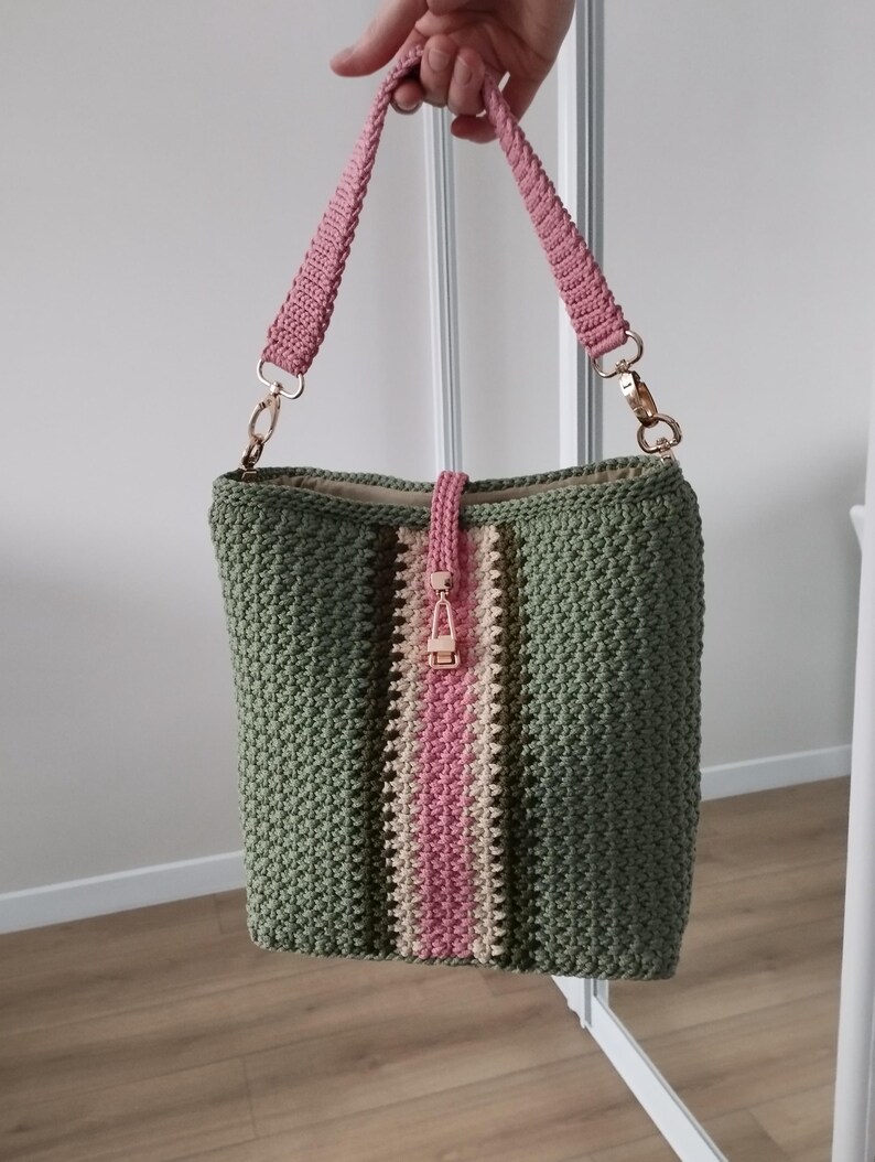 Beginner Round Rope Bag Pattern, Easy Crochet Tote PDF & Video Tutorial ...