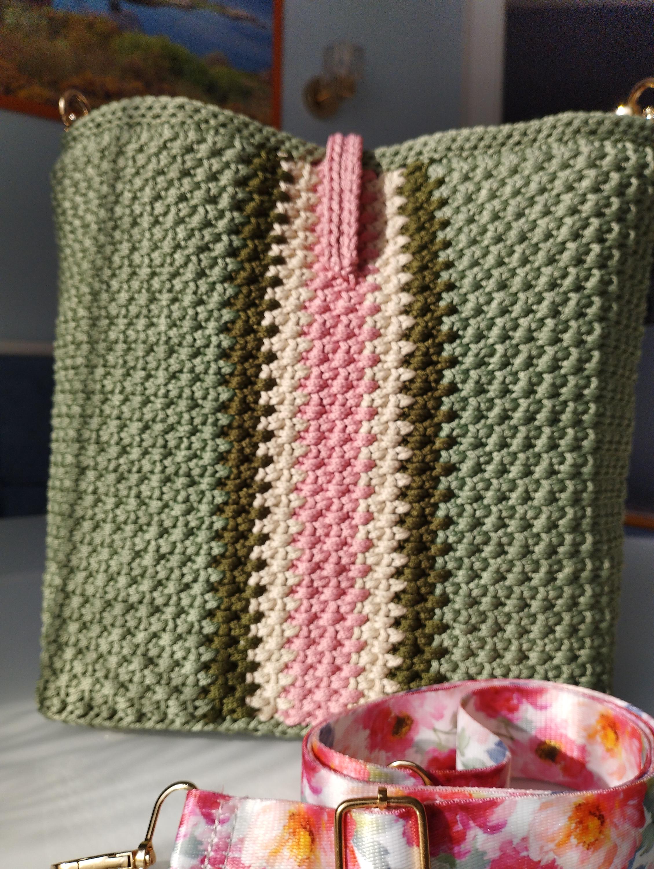 Beginner Round Rope Bag Pattern, Easy Crochet Tote PDF & Video Tutorial ...