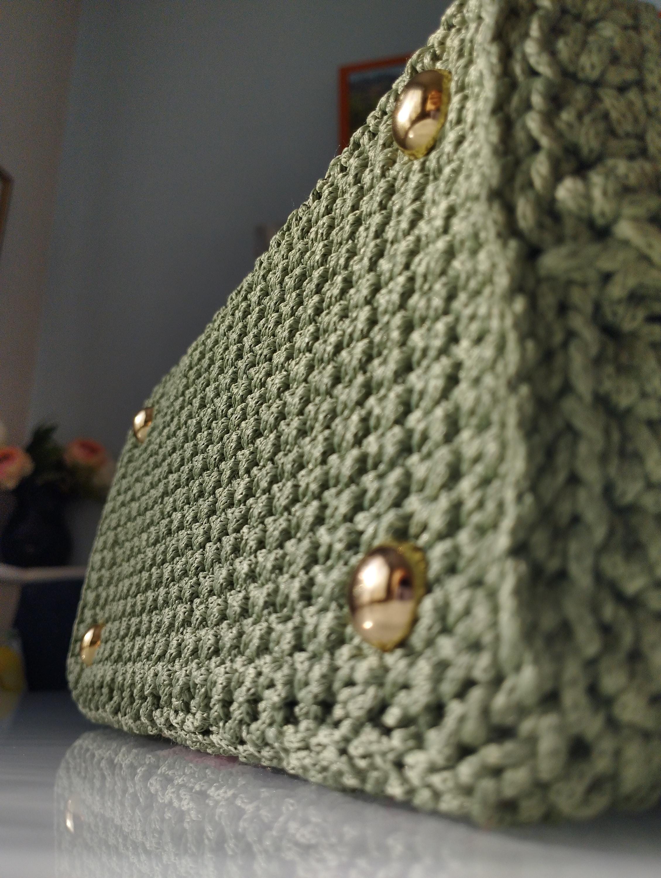 Beginner Round Rope Bag Pattern, Easy Crochet Tote PDF & Video Tutorial ...
