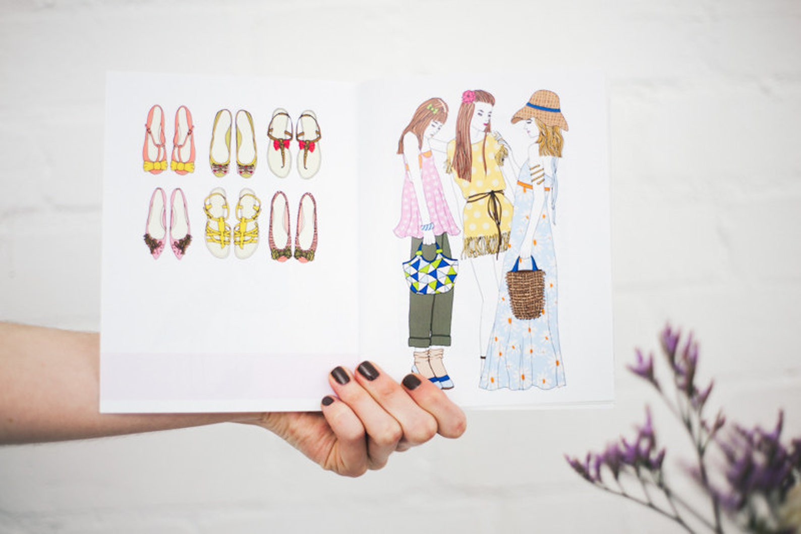 Illustrated Zine fashion Zine Summer Zine Animals Zine Etsy