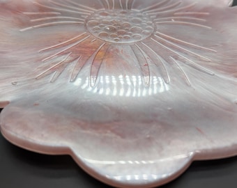 Handmade Resin Flower Tray: Floral Vanity & Jewelry Dish