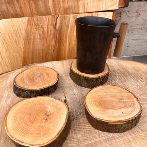 Sottobicchieri in legno - fatti a mano