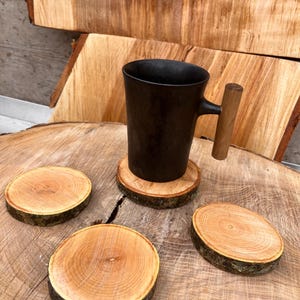 Sottobicchieri in legno - fatti a mano