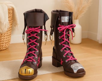 Botas de cosplay de Jinx Arcana, zapatos de League of Legends, regalo para amantes de los videojuegos