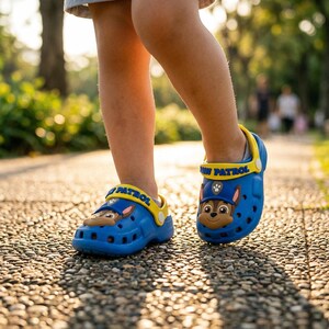 Kids Cartoon Clogs, Cute Character Slip On Shoes, EVA Garden Clogs, Lightweight Summer Sandals, Anti Slip Toddler Clogs, Beach Shoes