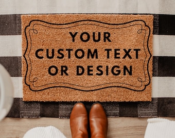 Custom Door Mat, Personalized Doormat, Personalized Gift, Custom Gifts, Housewarming Gift, Welcome Mat, Birthday Gift, Christmas Gift