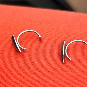 Gothic Vampire Fang Lip Cuffs, Stainless Steel Non-Piercing Jewelry, Fake Lip Piercing, Halloween Accessories image 5