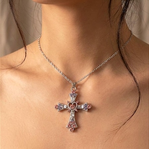 Y2k cross necklace - Etsy 日本