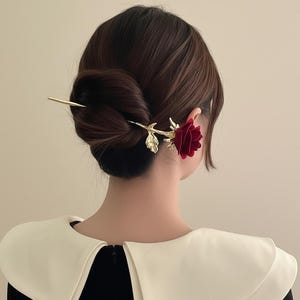 Chanel Gold Hair Clip - Etsy display picture 1