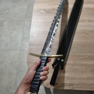 Viking Atique Sword, Damascus Sword ,Hand Forged Sword, Long Sword, Sword, Real Sword, for Viking Costumes, Gift for Groomsmen, Best Gift