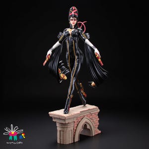 Bayonetta STL File for 3D Printing | Sexy Witch Figure Statue | Bayonetta Collectible Model STL | Anime Gamer Cosplay Decor