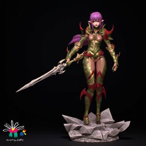 Esil Radiru - Solo Leveling STL File 3D Model for Resin Printing Figure - HQ  Diorama Digital Statue