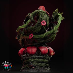 Gotham villain Poison Ivy STL statue for cosplay and décor